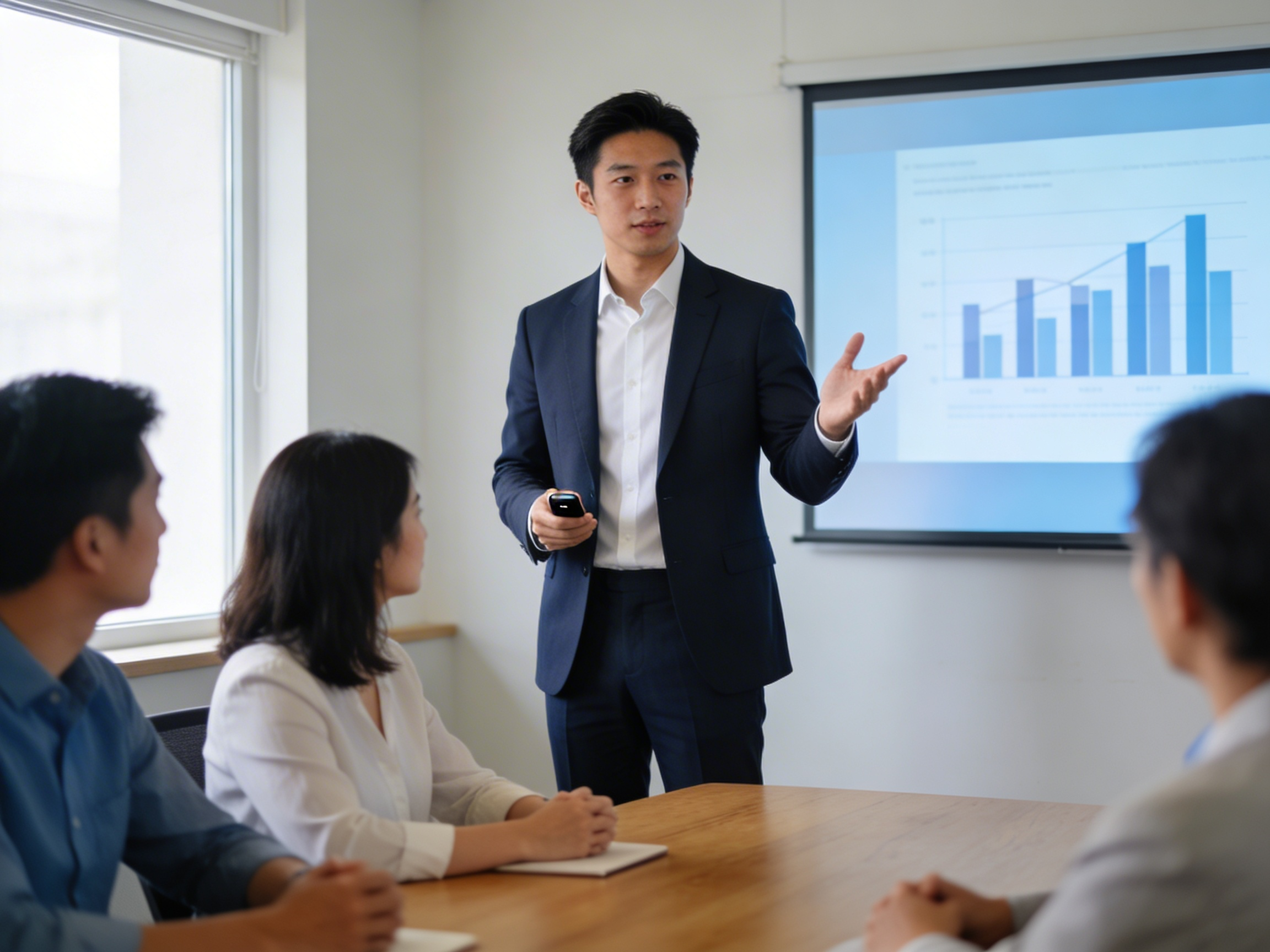 3D Cute Marketing Manager